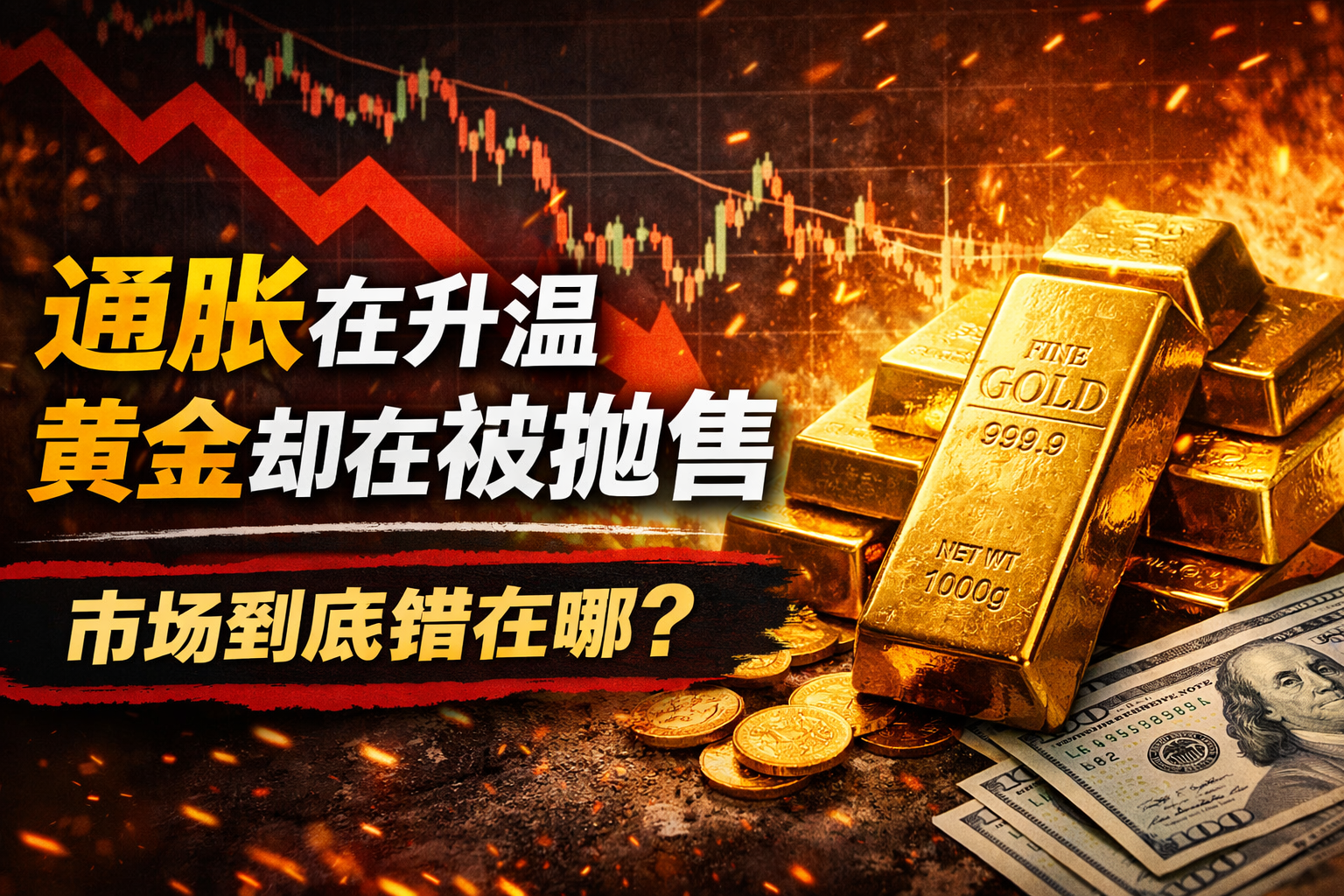 又一次历史重演：高通胀数据为何总是砸盘黄金？