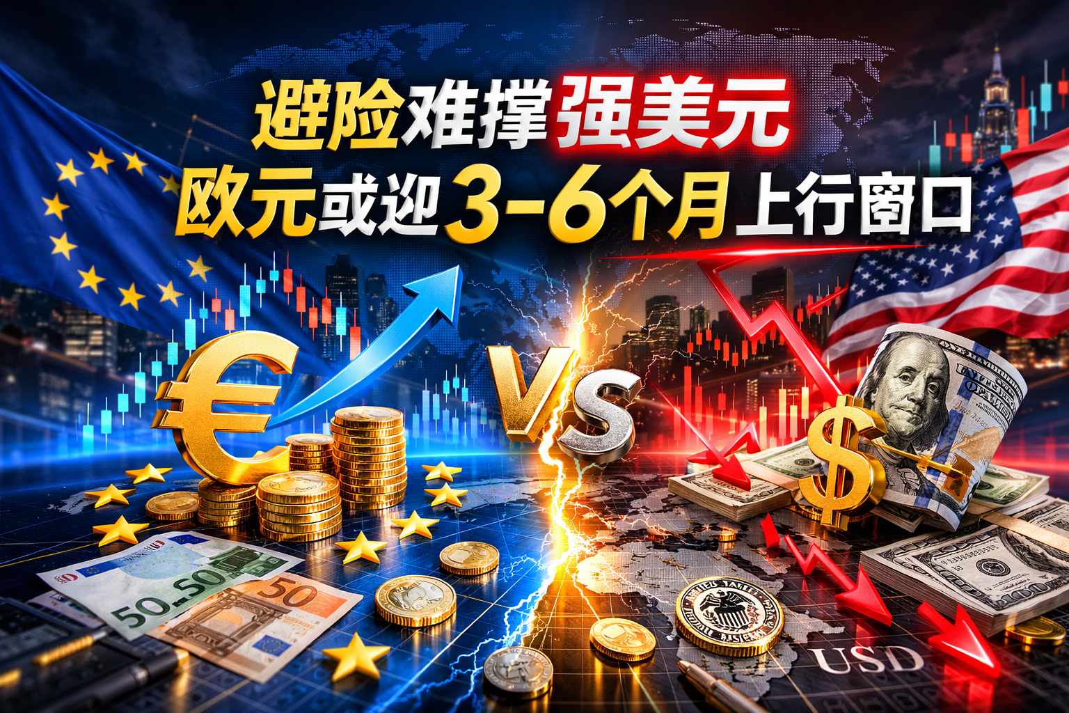 美联储宽松预期升温，欧元兑美元或迎3—6个月上涨空间