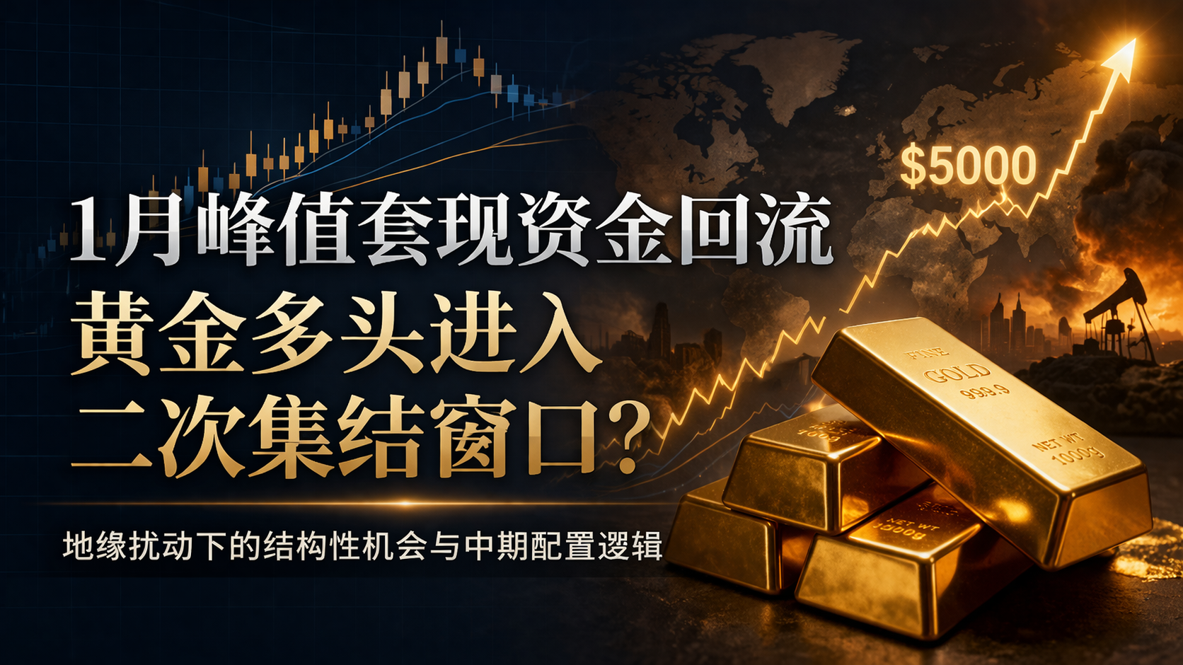 1月峰值套现资金回流，黄金多头或迎二次集结窗口