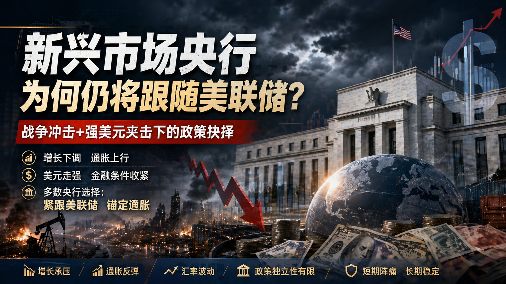 新兴市场的被动同步：在战争与强美元夹击下的政策抉择
