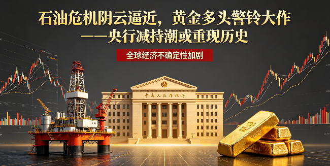 石油危机阴云逼近，黄金多头警铃大作——央行减持潮或重现历史