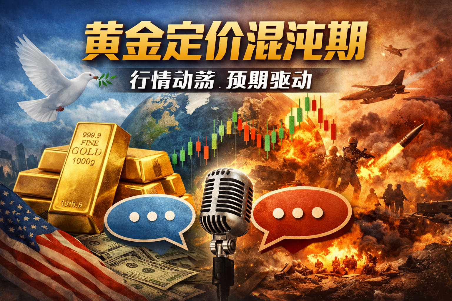 黄金进入“定价混沌期”，短期走势只看预期