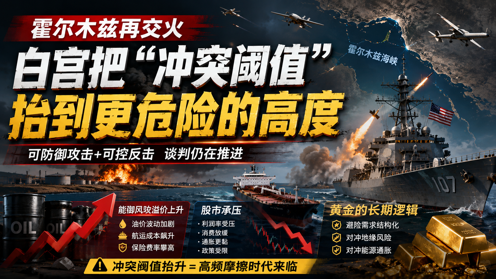 霍尔木兹再交火：真正危险的不是大战，而是“高频摩擦时代”