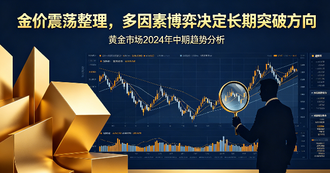 金价震荡整理，多因素博弈决定长期突破方向