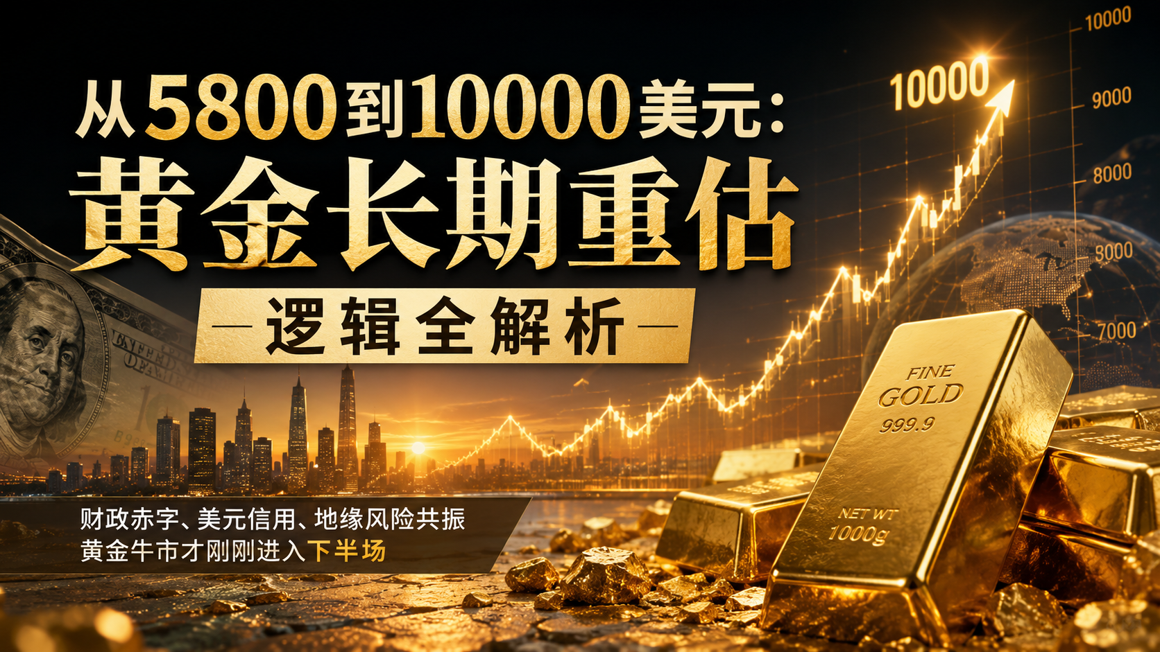 黄金为何还能涨？市场真正担忧的是美元与债务体系