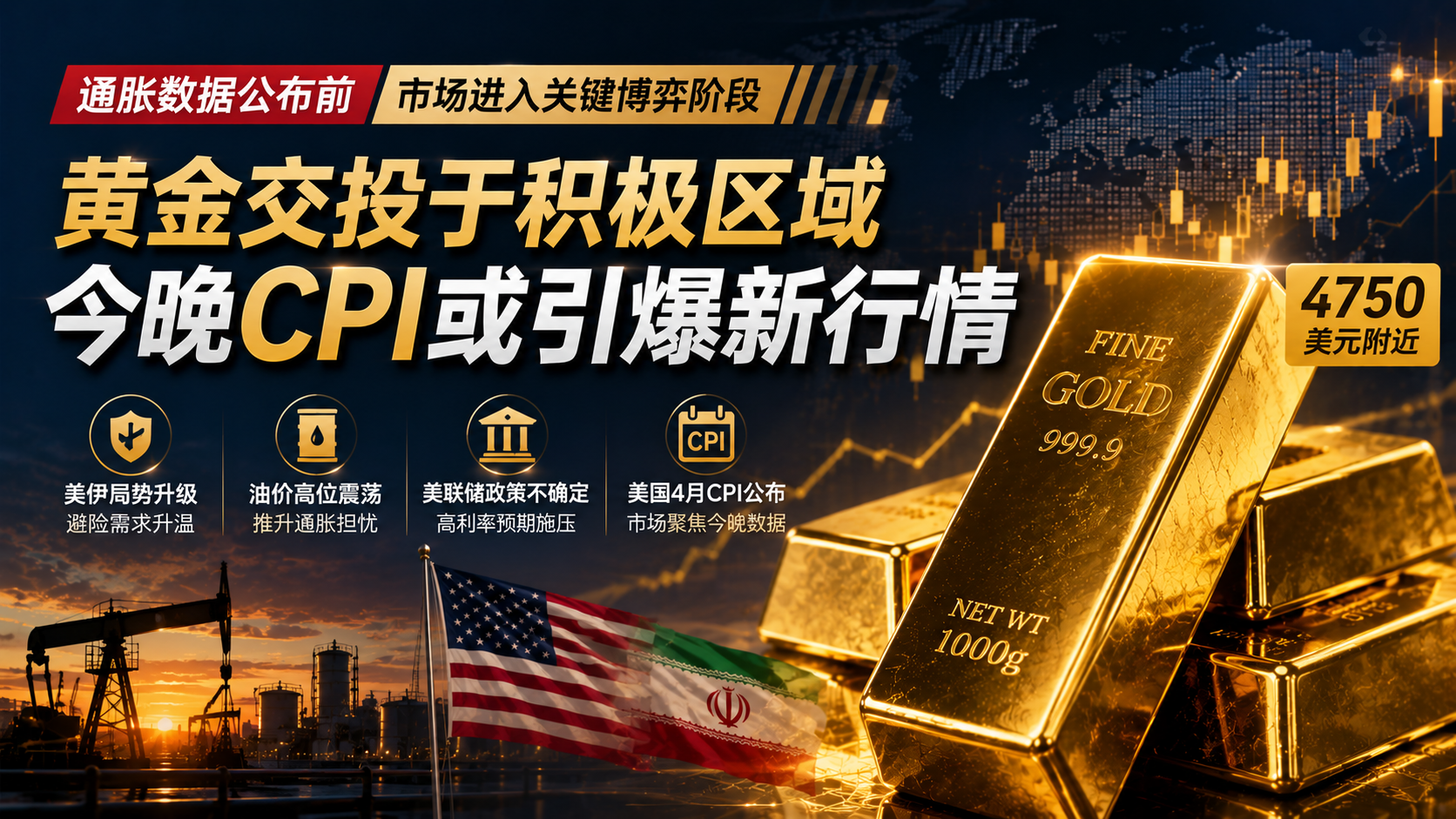 高盛前瞻美国4月CPI：名义通胀上行，核心指标意外“跑输”预期