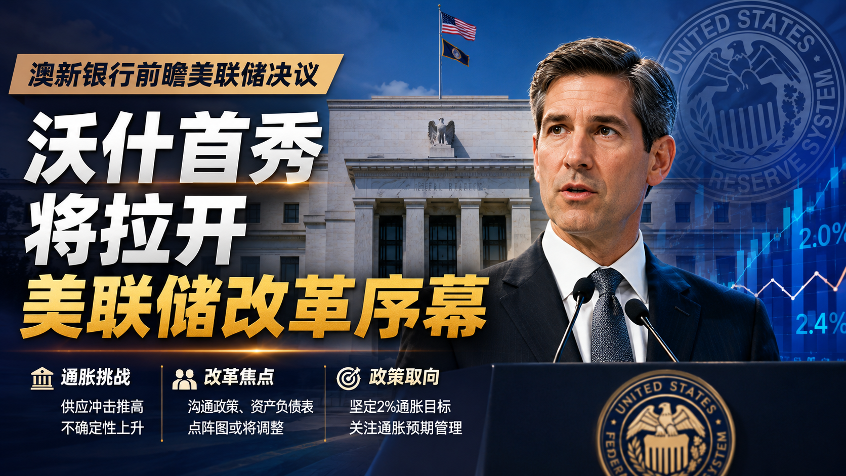 澳新银行前瞻美联储会议：沃什时代开启，美联储或迎来新一轮改革