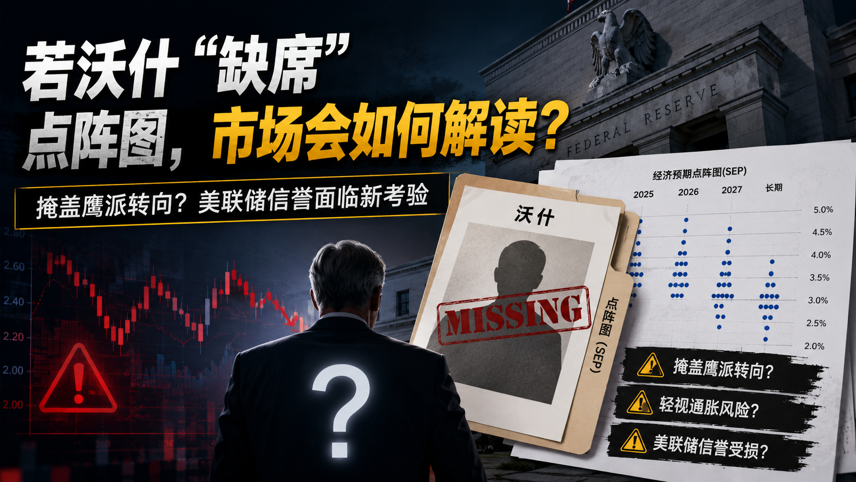 沃什“缺席”点阵图引市场热议：美联储信号模糊或扰动金价走势