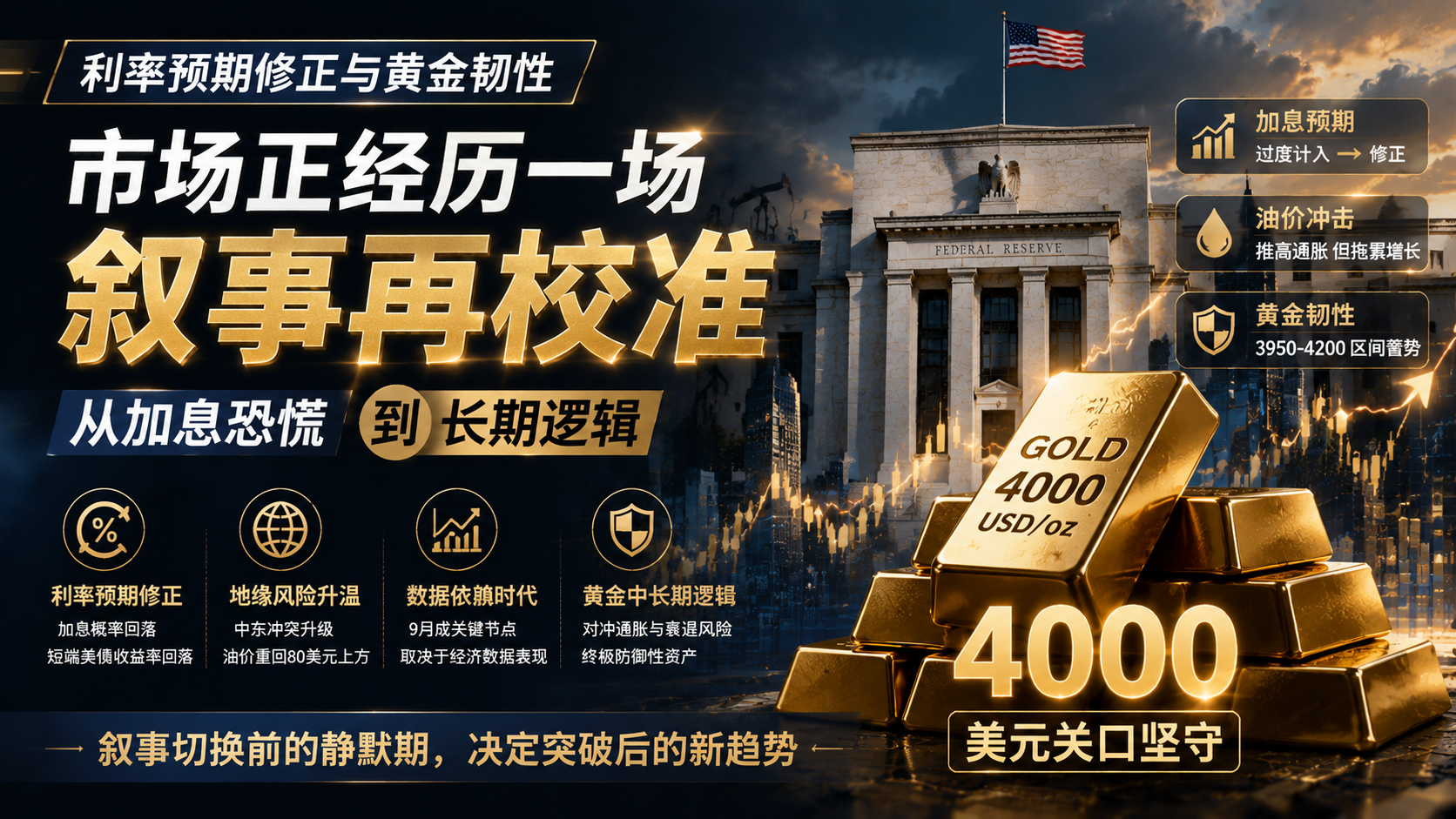 利率预期修正与黄金韧性：市场正经历一场叙事再校准